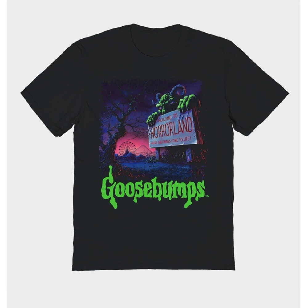 Unisex Goosebumps Black Graphic T-Shirt